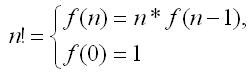 Factorial of a number