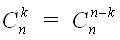 Formula for optimization of calculation